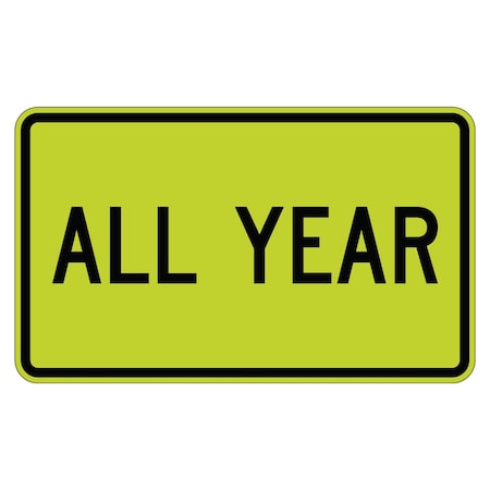 Sign Solutions Usa 12 in Height, 24 in Width, Aluminum, Horizontal Rectangle DUS08DFG2412S4-7P